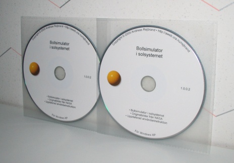 CD-skivor med Bollsimulator i solsystemet